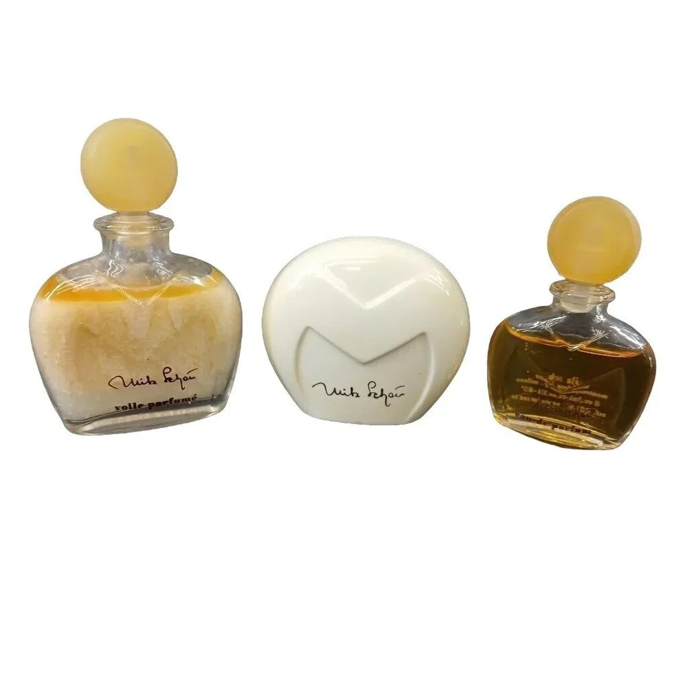 Mila Schön Coffret Parfum Vintage Gift Set 1981 Amber Musk Patchouli Sandalwood